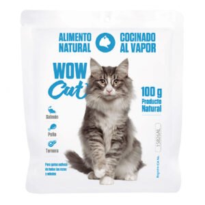 Receta de Salmón, Pollo y Ternera para Gatos